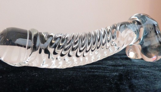 Icicles No. 61 Textured Realistic Glass Dildo