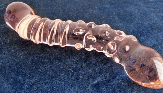Icicles No. 55 Double-ended Textured Glass Dildo