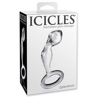Icicles No.46 Curved P-Spot Glass Plug