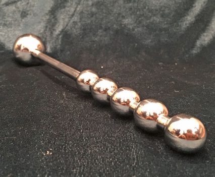 UberKinky Beaded Handle with Stick 6.5 Inches