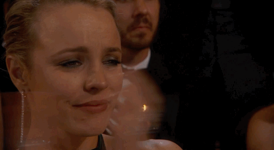 Rachel McAdams Crying Oscars