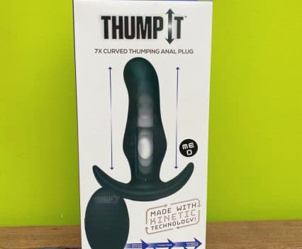 THUMP IT 7x Curved Thumping Anal Plug
